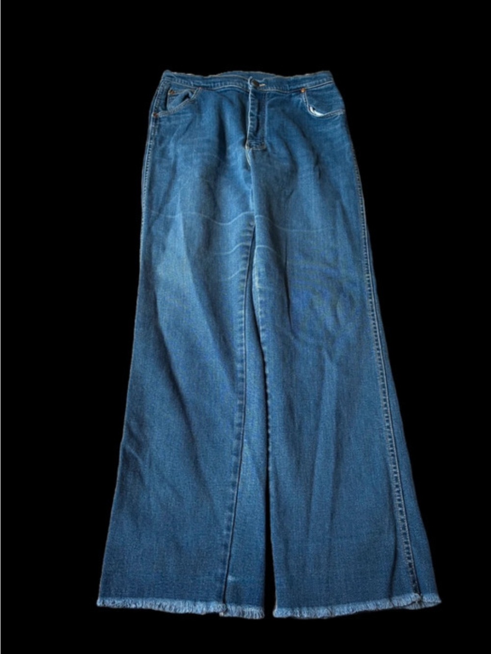 Vintage Riders by Lee Women’s Wide-Leg Denim Jeans in Blue